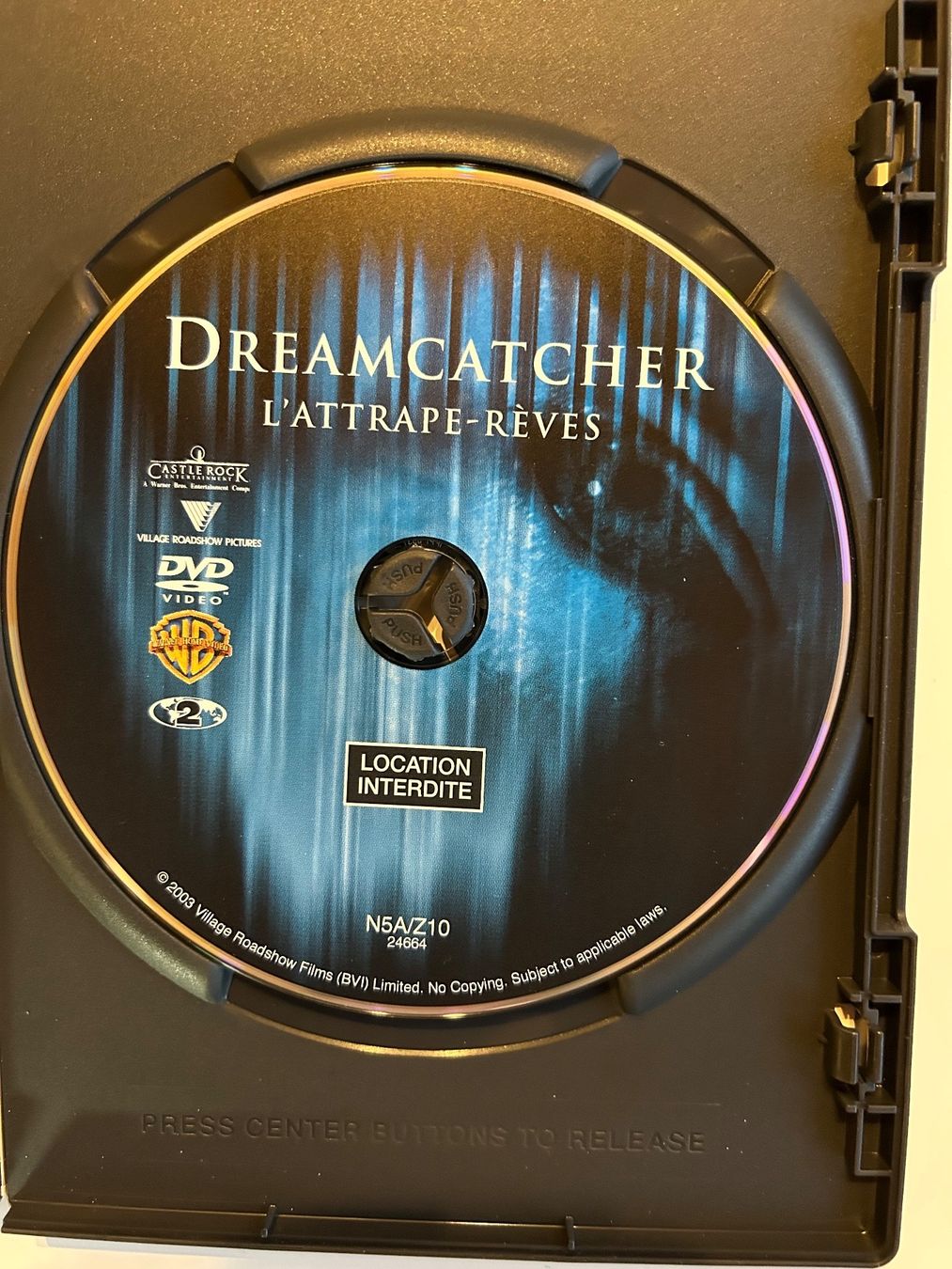 Alle DVDs: DREAMCATCHER L’ATTRAPE-RÊVES – Gebraucht aus St-Cierges von Crisi53 2