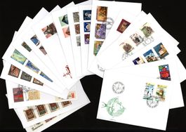 Riesen-SLG FDC Fl 1972-1986 (Q120)