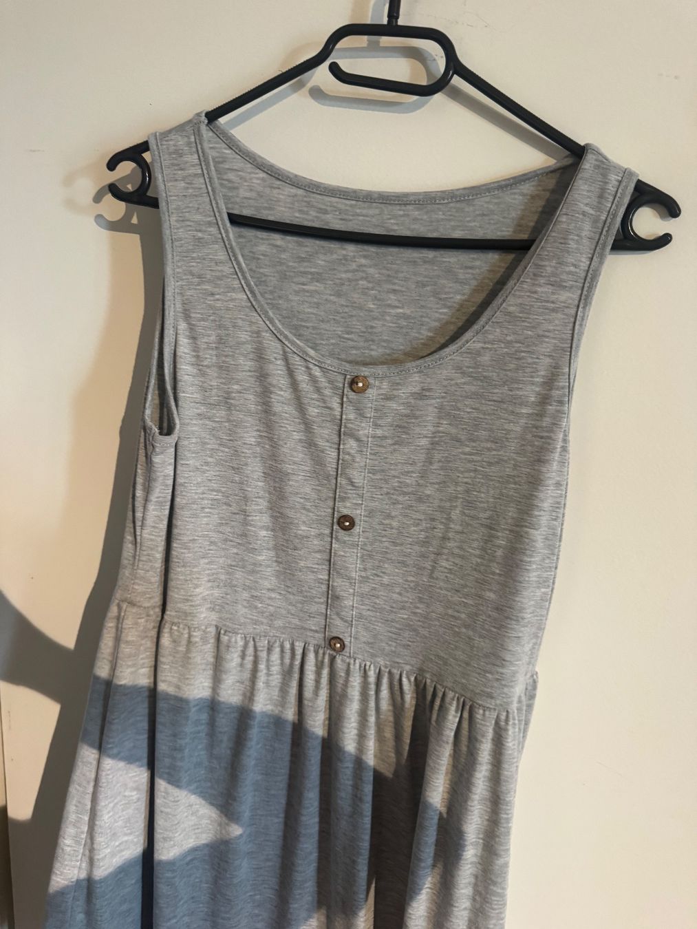 Kleider: Graues Sommerkleid Gr L – Gebraucht aus Künten von bel_6wn2 3