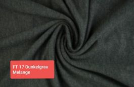 *Sale* French Terry Dunkelgrau Meliert