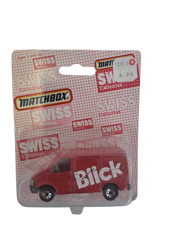 Matchbox Voitures modèles: MATCHBOX Ford Transit Van Blick – Neuf avec emballage d'origine à Männedorf par Restwert_Maennedorf
