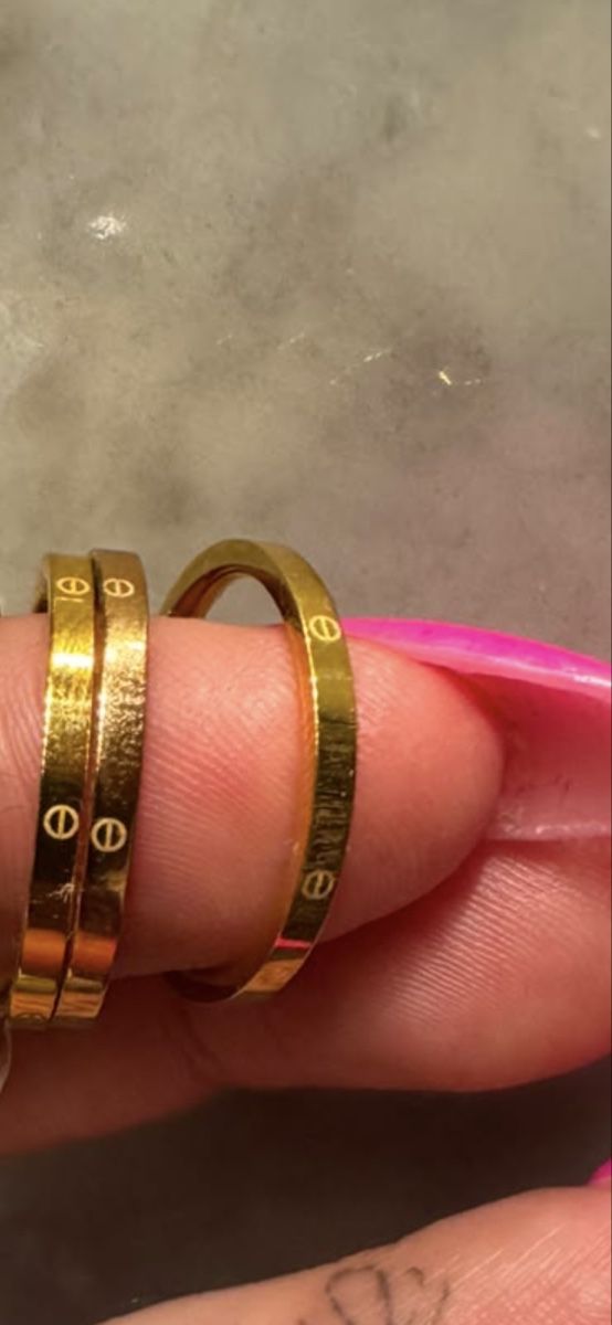 Anelli: Gelbe edelstahl ring neu 1 stc 5 fr – Nuovo (secondo la descrizione) da Volketswil venduto da Modelka