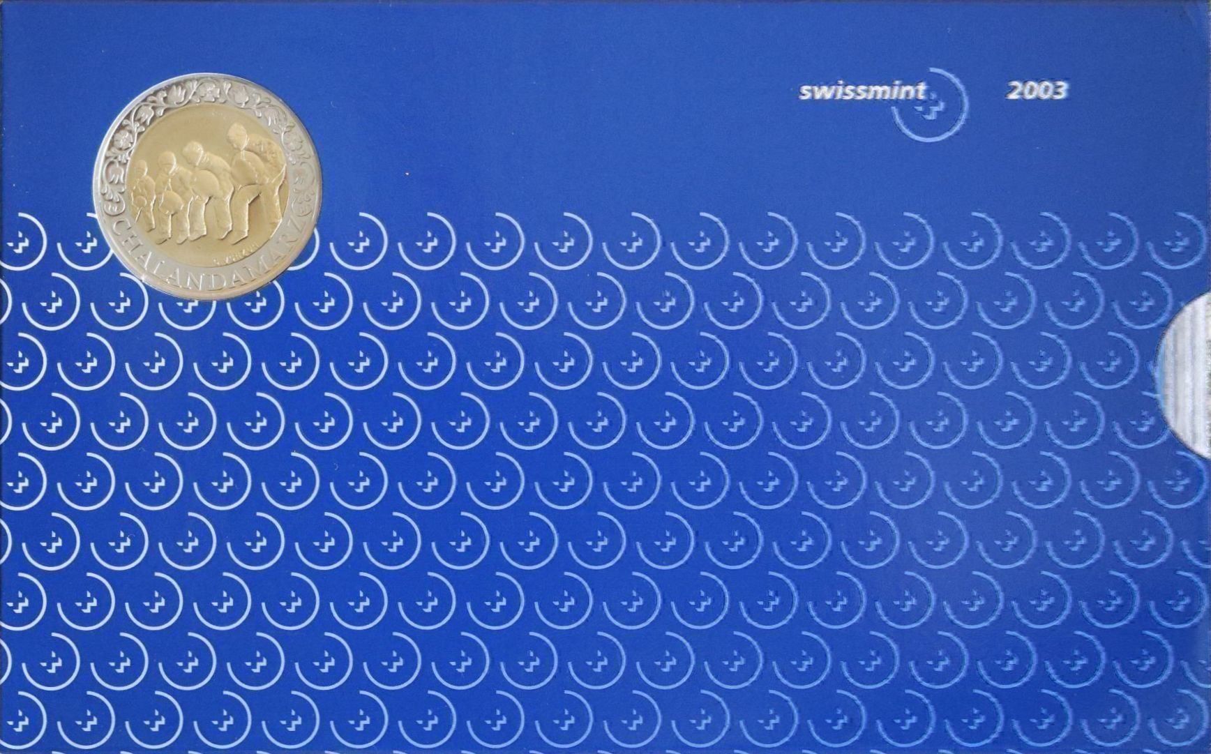 Toutes les monnaies: Schweizer Münzsatz 2003 Polierte Platte – Neuf avec emballage d'origine à Eggersriet par stamp303 2