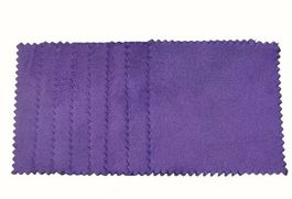 15 Stück Schmuck Poliertücher Lila ca. 8x8cm NEU!