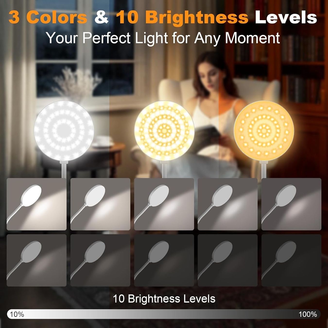Lampade: LED Akku Leselampe – Nuovo e nell'imballaggio originale da Neuendorf venduto da Buggle 2