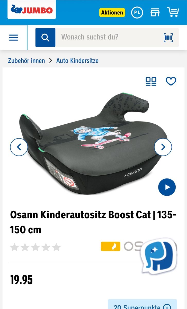 Osann Sièges auto: Osann Kinderautositz – Neuf (Voir description) à Zürich par pau_8zgk