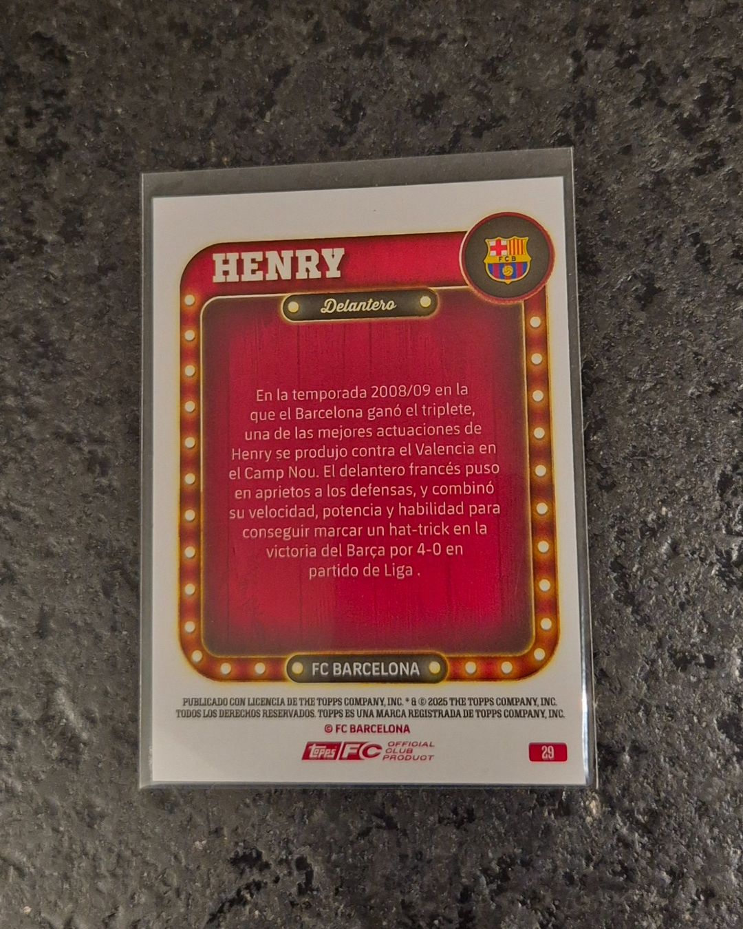 Topps Carte collezionabili: Thierry Henry /399 - Barcelona - Topps – Nuovo (secondo la descrizione) da Burg AG venduto da Danoe 1