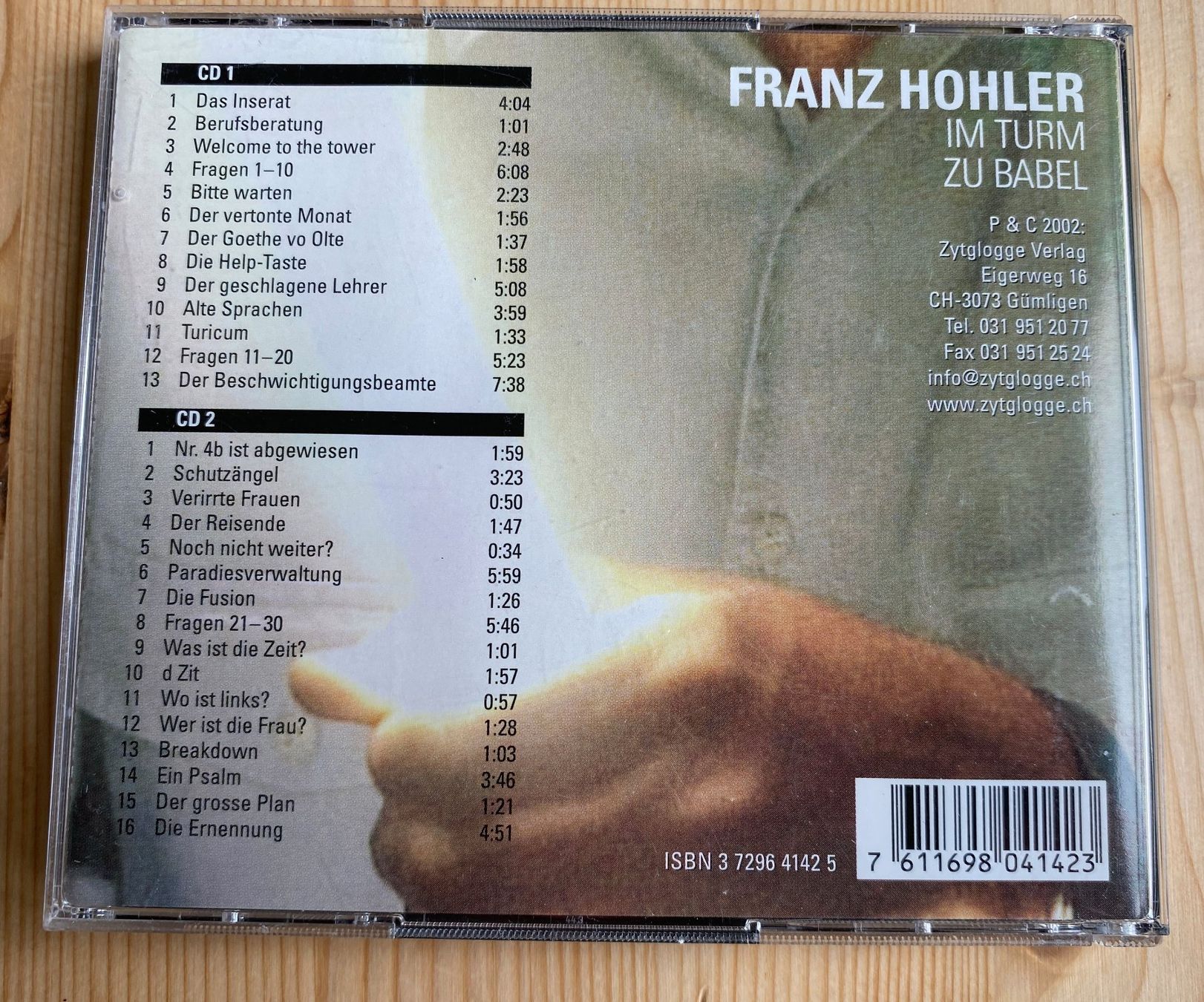 CDs: Franz Hohler: im Turm zu Babel; 2 CDs – Gebraucht aus Weinfelden von Cheyenne21 1