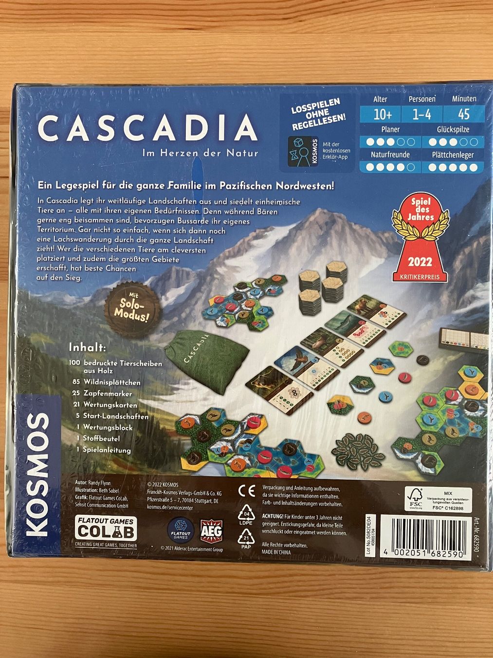 Kosmos Giochi: Spiel Cascadia – Nuovo e nell'imballaggio originale da Kriens venduto da kylie02 1