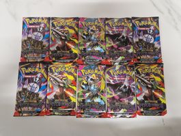 10x Pokémon Pitch Black Booster – Sealed EN