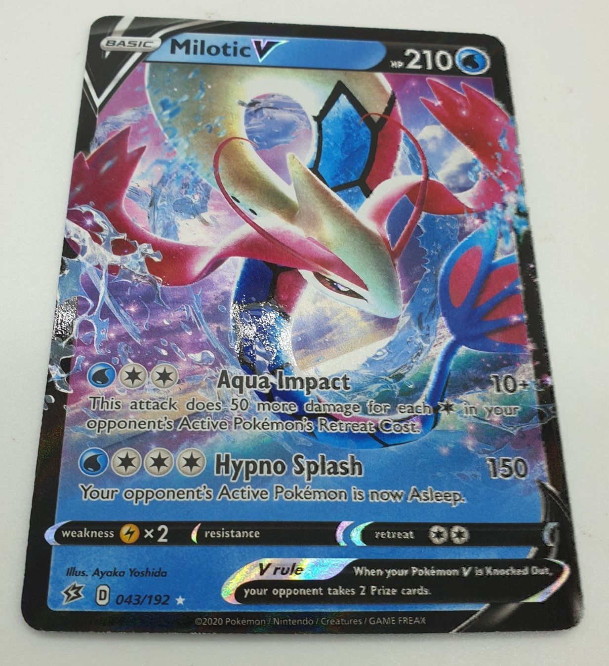 Pokémon Carte collezionabili: Milotic V – Usato da Genève venduto da Cardtreasure