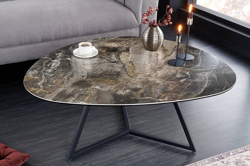 Tavoli: Couchtisch 90cm Keramik Marmor – Nuovo (secondo la descrizione) da Winterthur venduto da aredo 4