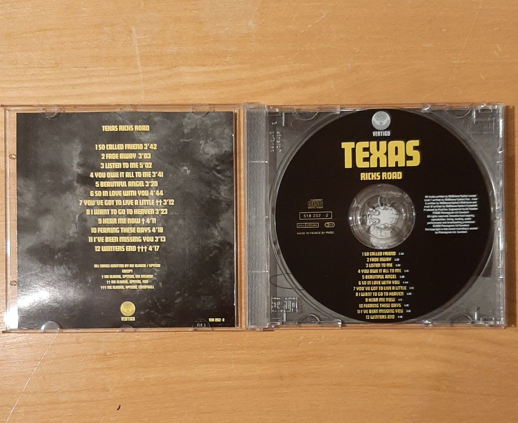 Texas - Ricks Road, UK Pop Rock Album 1993 (Gebraucht) in Amriswil für ...