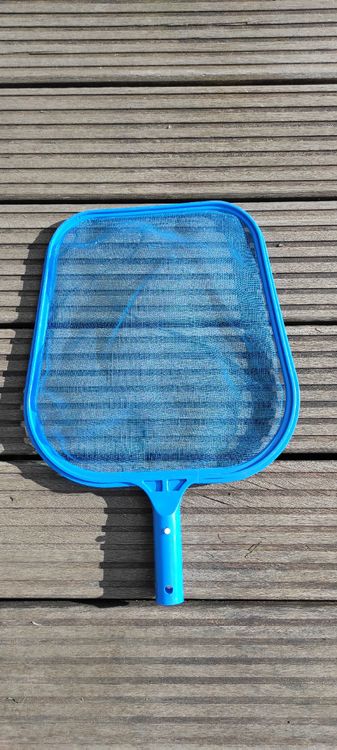 Selbstreparierendes Poolnetz Mit Aluminiumrahmen – Verstärkter Griff Für Ober- Und Unterirdische Pools