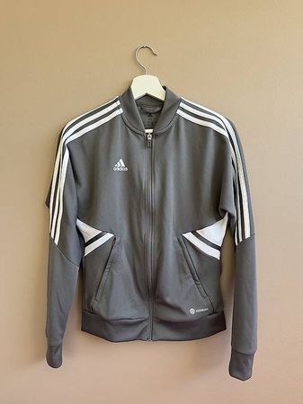Adidas jacket grise