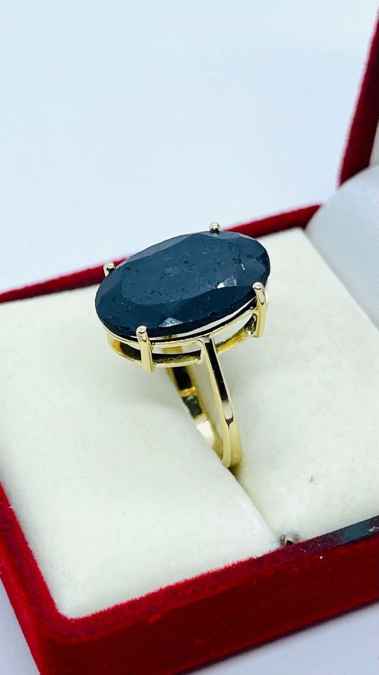 Anelli: 750 Gold Ring mit 10 ct Saphir – Nuovo e nell'imballaggio originale da Murg venduto da MTGold 5