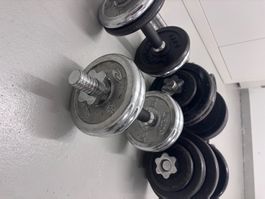 Titel: Kurzhantelset mit 6 Hanteln, verstellbar ca 120kg