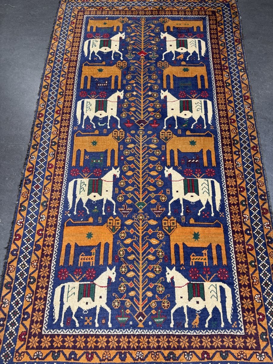 Tappeti: Belutsch -Tiermotiv – Usato da Liestal venduto da galerie_nategh 1