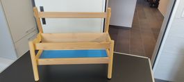 IKEA FLISAT Bücheraufsatz Kinderregal Holz / Blau