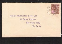 British/Guiana - New York USA , 17.1.1925
