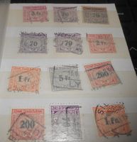 Briefmarken Sammlung Schweiz Bundesbahnen diverse Werte