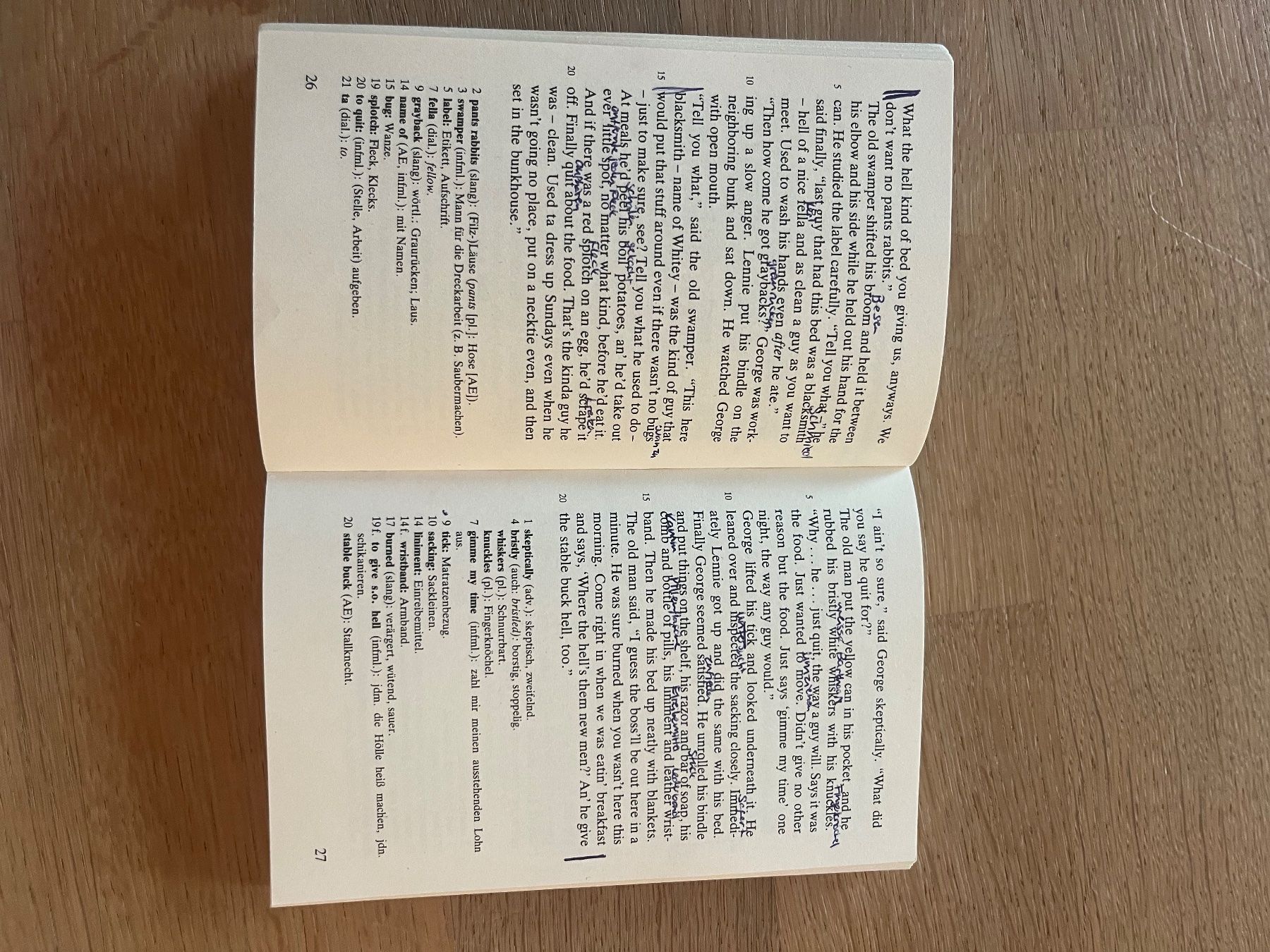 Libri: Of Mice and Men - John Steinbeck – Usato da Laupen BE venduto da lee_ym6v 4