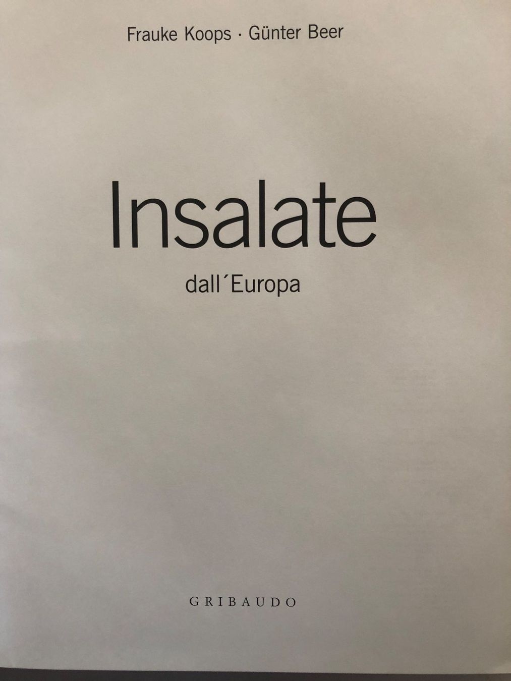 Libri: Insalate - Frauke Koops, Günter Beer – Usato da Pfäffikon ZH venduto da Wacardo 3