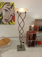 Terzani Stehlampe mit Muranoglas. Design JF.Crochet