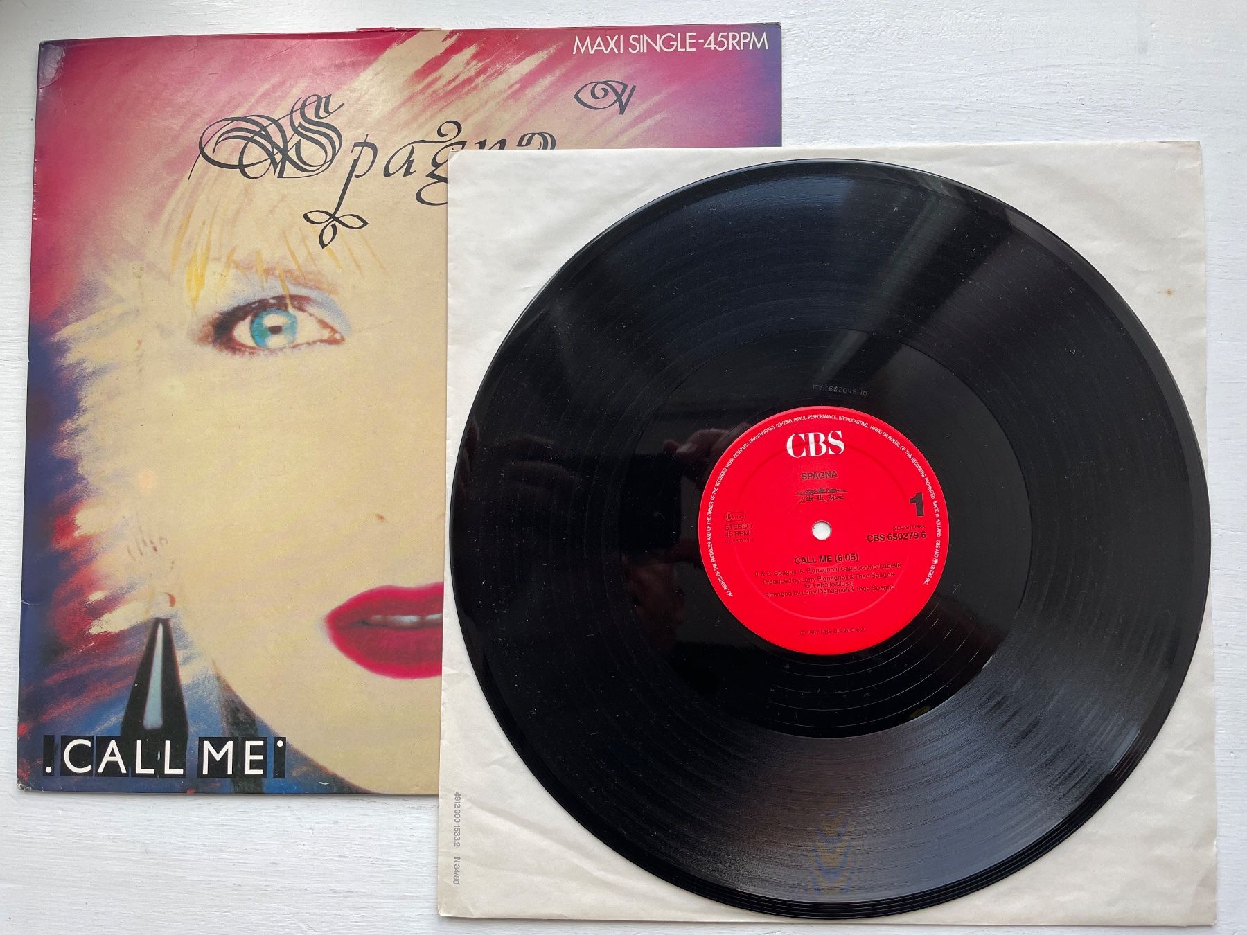 Schallplatten: Spagna - Call Me - 12" Maxi, 1987, Italo-Disco – Gebraucht aus Zürich von Andy_t71 2