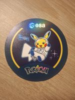 Autocollant Collab 2026 Pokémon ESA Pikachu astronaute neuf 