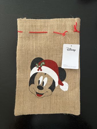 Weihnachtssack Jutesack Disney Micky Maus Nikolaus 🎅🎄🎁