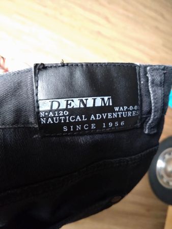 Jeans Denim Schwarz W34/L32 1982