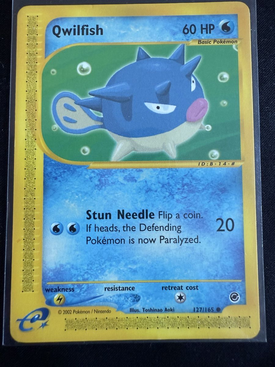 Pokémon Carte collezionabili: Qwilfish Pokémon Expedition - 127/165 – Usato da Winterthur venduto da SiddyPokemon