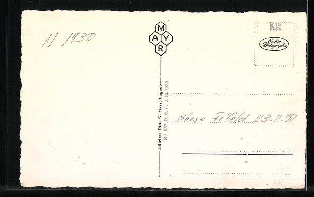 Ansichtskarten: AK Giubiasco, Panorama des Ortes – Gebraucht aus Berlin von bartko-reher 1