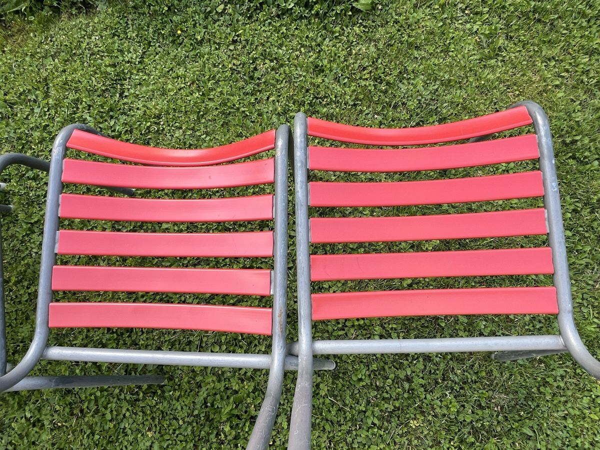 Sedie: Gartenstuhl rot (4 Stk.) – Usato da Zürich venduto da bernhard.jaeggi 4