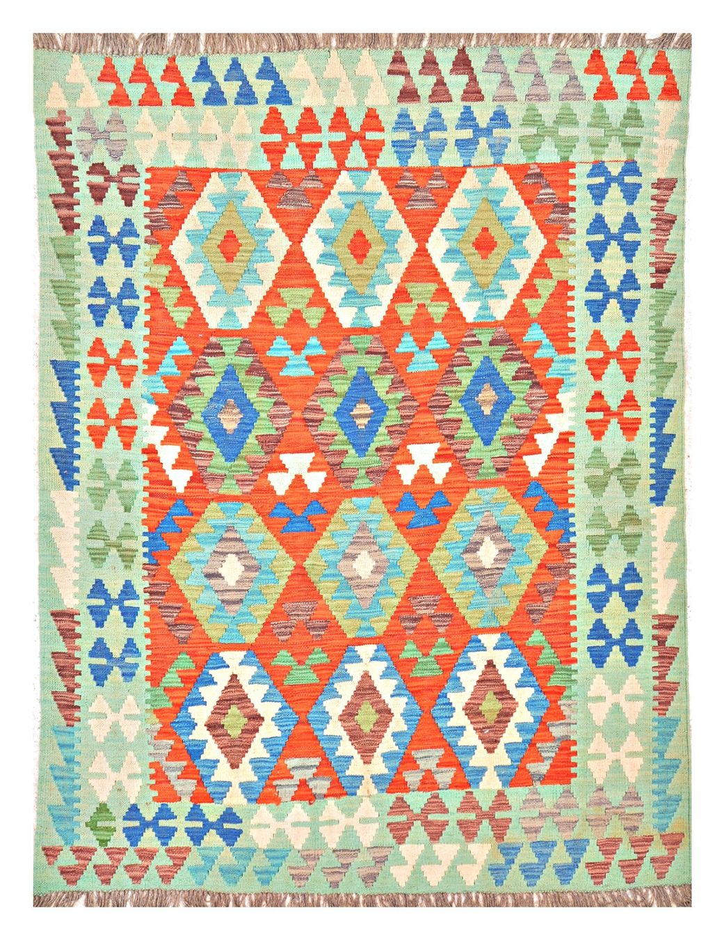 Kelim Tappeti: Oriente Kelim Teppich 150x200 Cm – Nuovo e nell'imballaggio originale da Lahore venduto da Fairways79