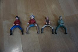 4 Schleich Reiter Figuren, Top Zustand