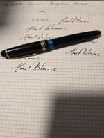 Montblanc Füllfederhalter 4810 Schwarz Gold Rarität 