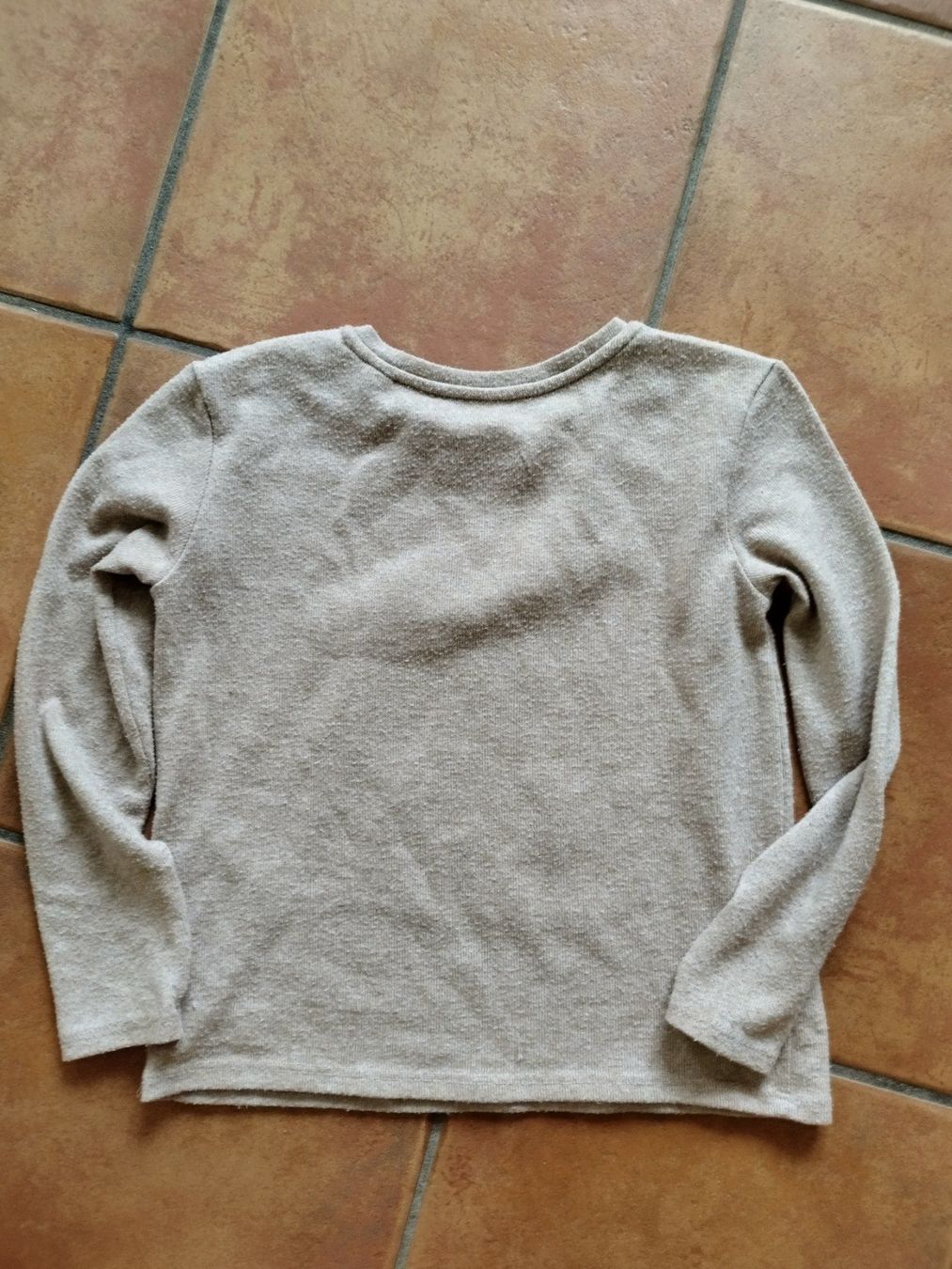C&A Pullover & Sweatshirts: Beiger Pullover Eule mit Pailletten von C&A, Gr. 134-140 – Gebraucht aus Densbüren von TutaLarsen 2