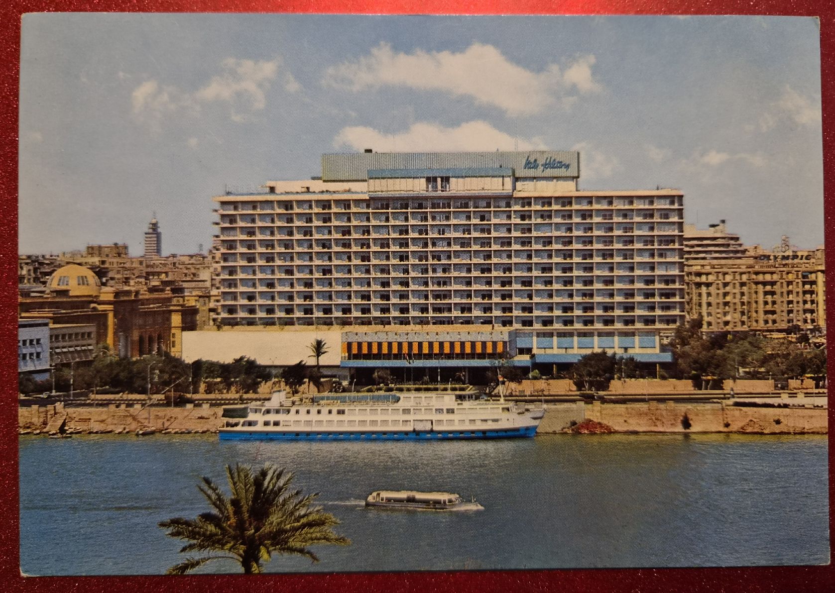 Cartoline postali: Nil Hilton Hotel & Isis Floating Hotel Kairo top – Nuovo (secondo la descrizione) da Melchnau venduto da Arthurius