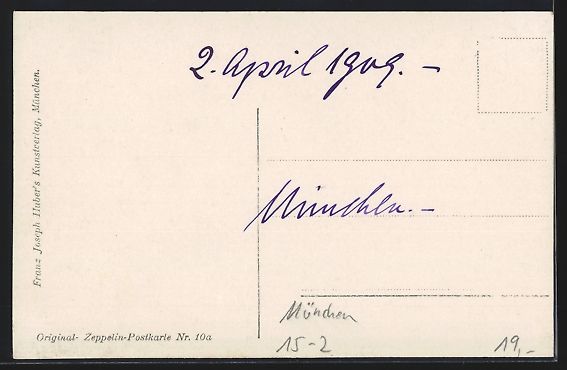 Cartoline postali: München, Graf Zeppelin im Reichsluftsch – Usato da Berlin venduto da bartko-reher 1