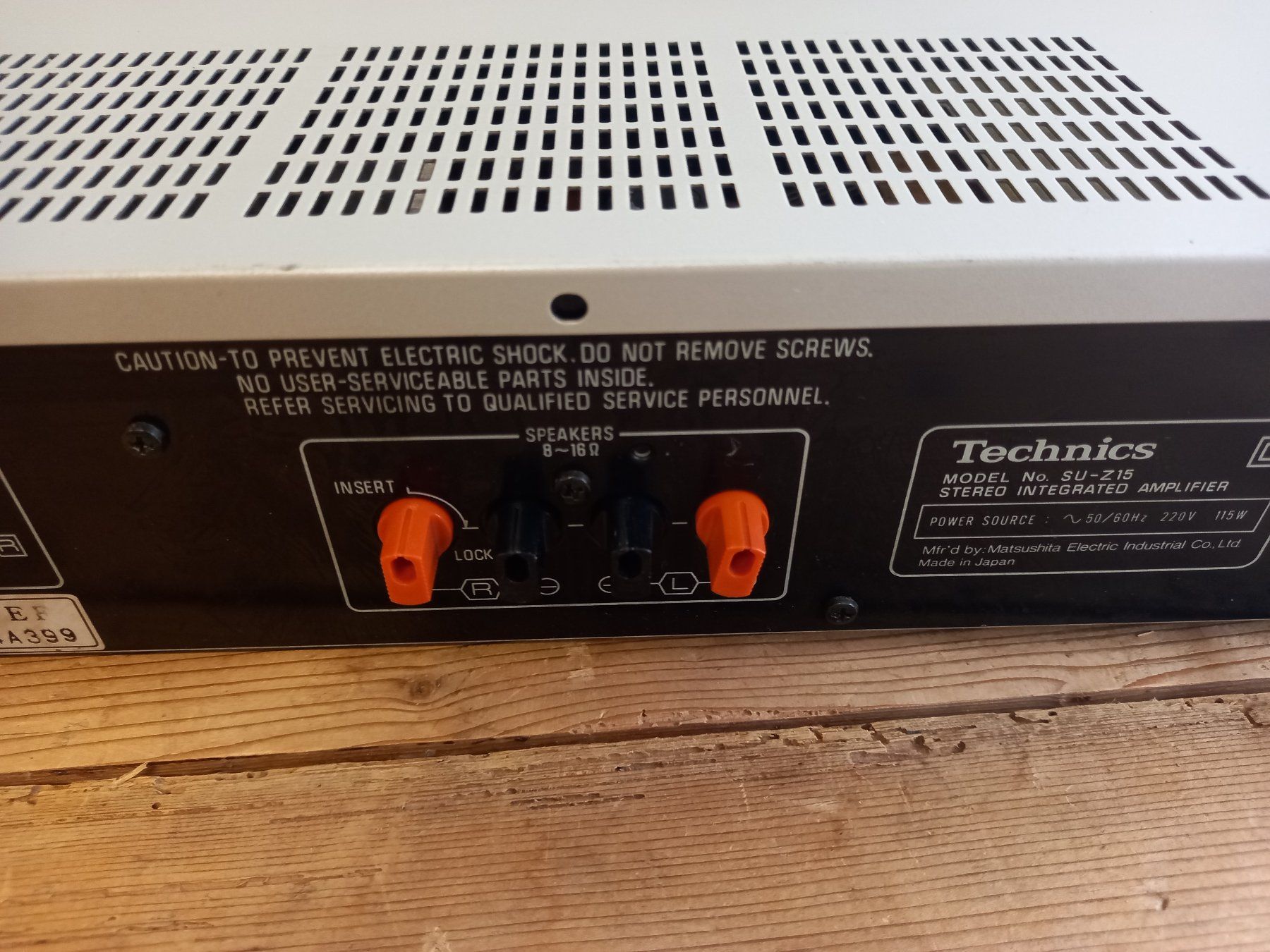 Technics Amplificatori: Technics SU-z15  Verstärker – Usato da Prez-vers-Siviriez venduto da Monija70 9