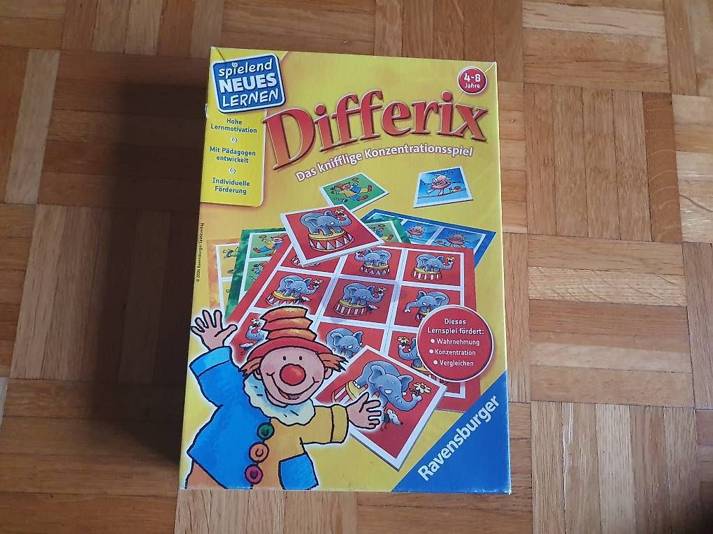 Ravensburger Giochi: Ravensburger Differix: Das knifflige Konzentrationsspiel 4+ – Usato da Zürich venduto da kevinlodge
