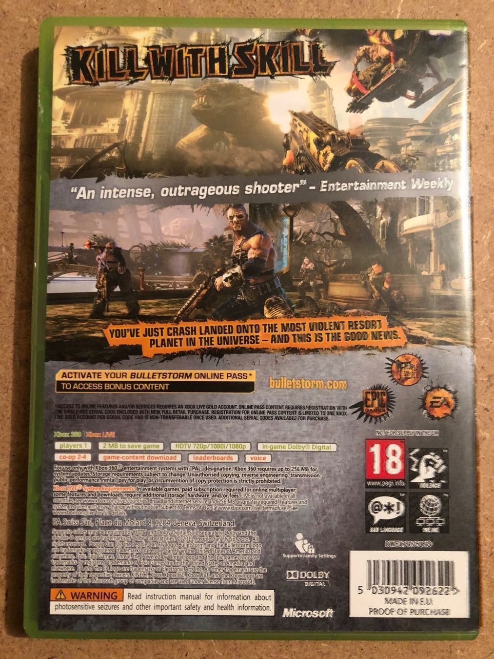Spiele: Bulletstorm für Xbox 360 – Gebraucht aus Kestenholz von Mad18 1