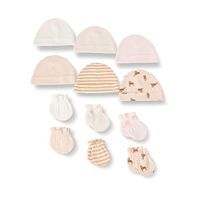 Baby Mützen & Handschuhe Set 12-teilig