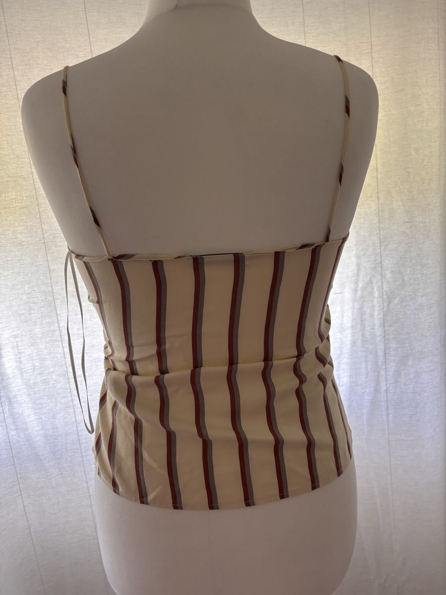 Mango Top: Mango Top, Gr. S, gestreift, Wickel-Optik, Sommer – Nuovo (secondo la descrizione) da Wangen ZH venduto da tel_gxb5 3