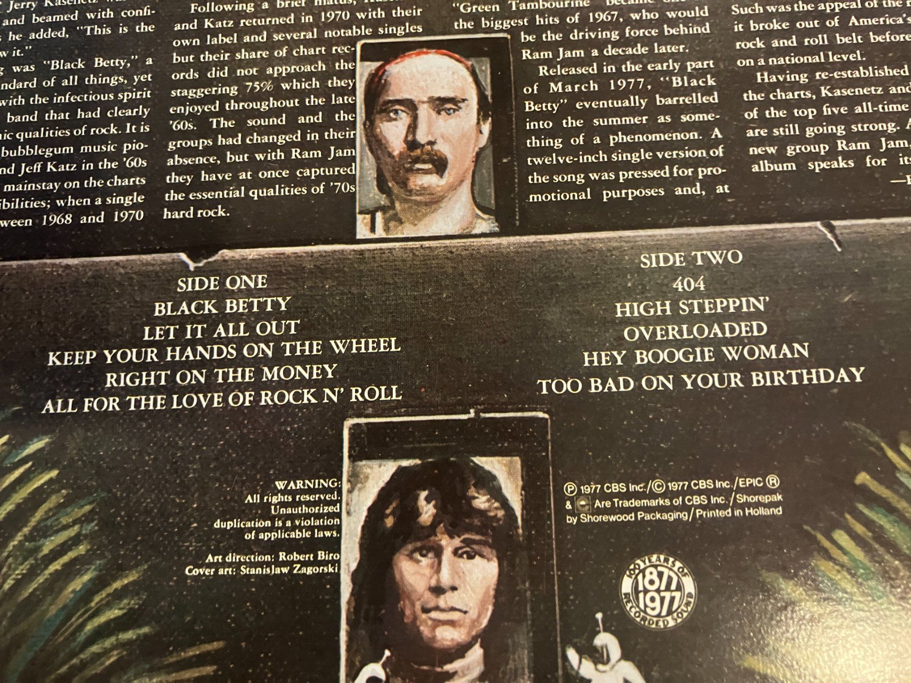 Dischi in vinile: Ram Jam – Usato da Aarwangen venduto da Jukebox3 3