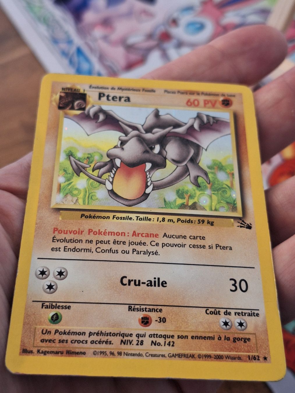 Pokémon Sammelbilder & Trading cards: Ptera - Edition Fossile - edition 2. Fr. 1/62 wizards – Gebraucht aus Pully von oli_97dt 6