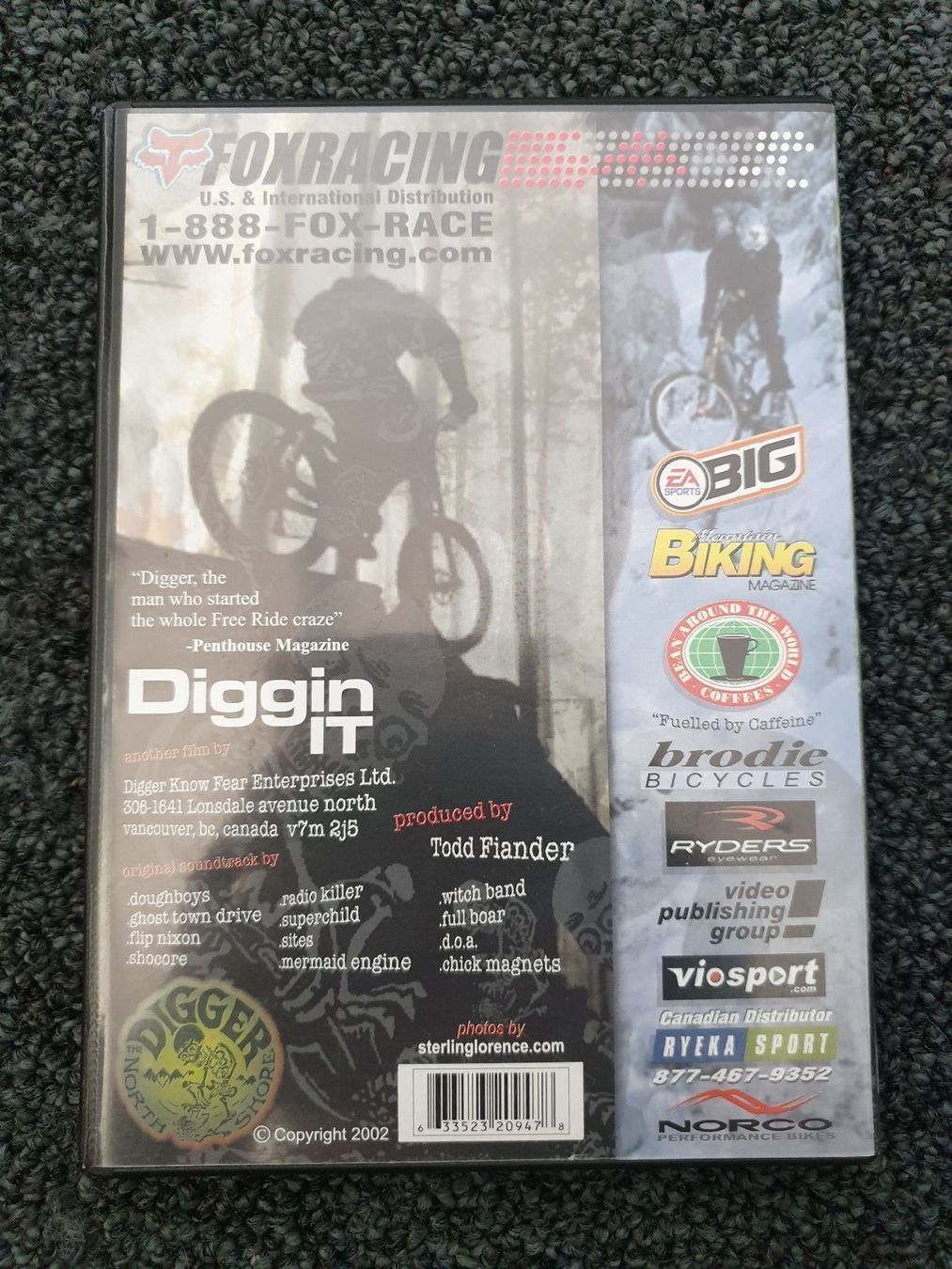 Alle DVDs: DIGGIN IT. MOUNTAIN BIKING(1780) – Gebraucht aus Ruswil von M71 1
