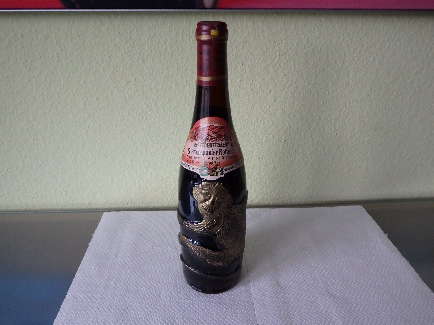 Vino: Original Weinflasche von 1987 – Nuovo e nell'imballaggio originale da Obergerlafingen venduto da Nurschi2011